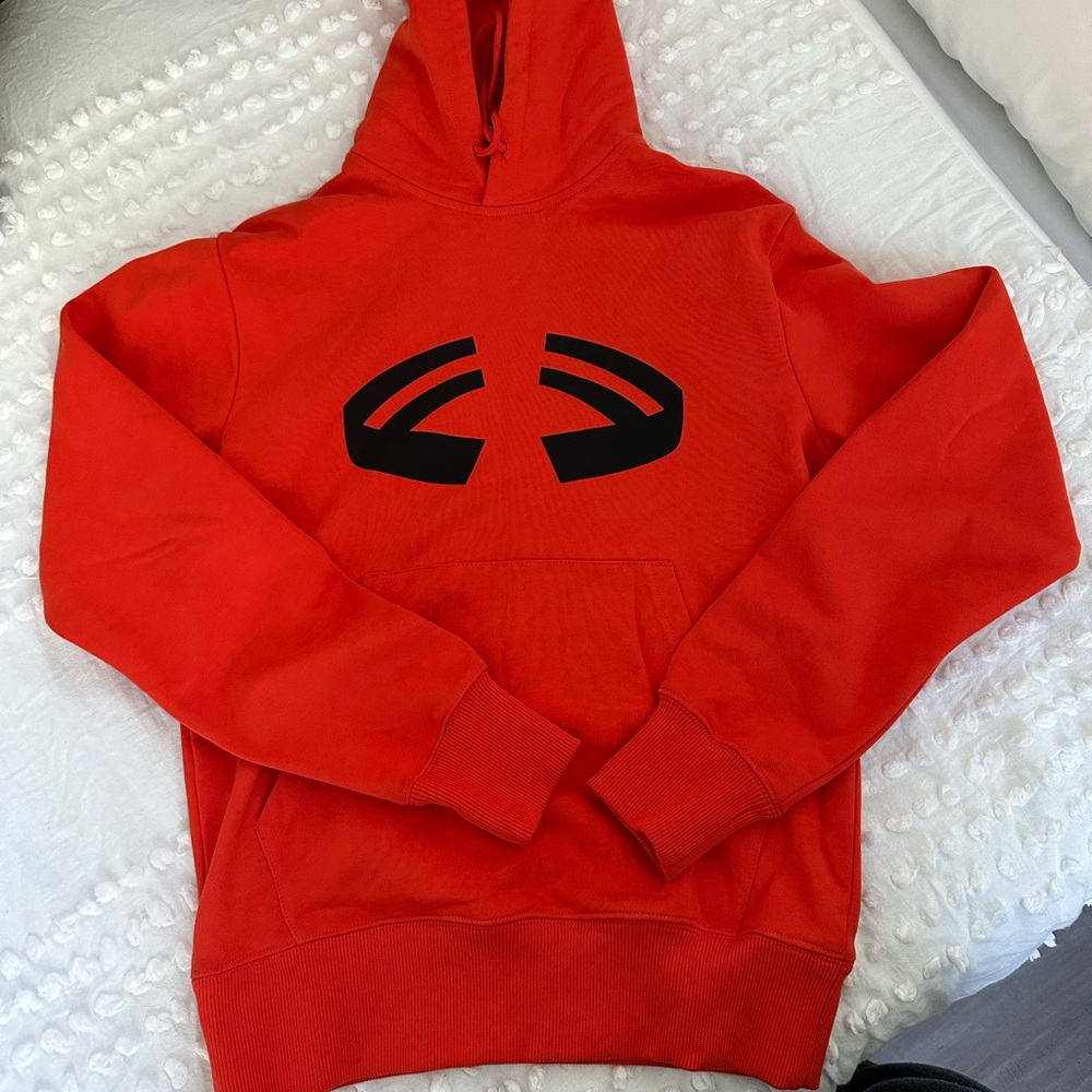 NWOT dark orange helmut lang hoodie